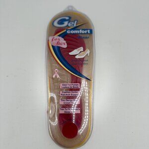 For Her Comfort Insoles Clear Gel for Pumps Loafers Boots Arch Support Size 5-10
